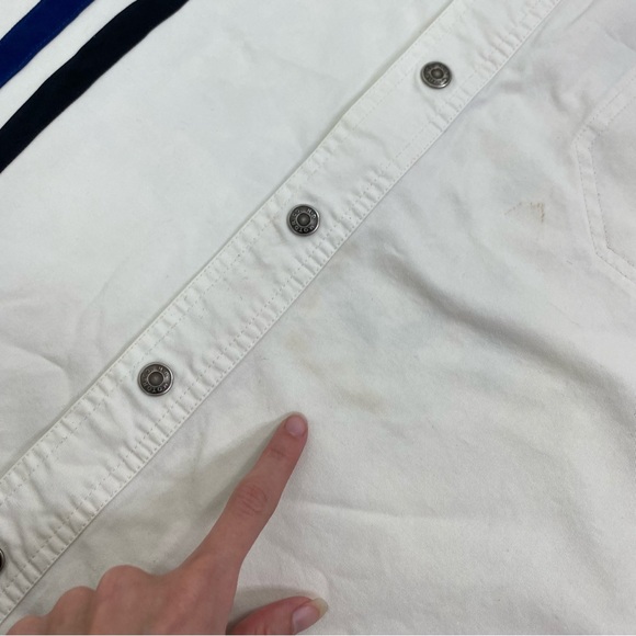 Harley-Davidson dirt Track Team White button down sleeveless Vest size XL - Picture 5 of 16